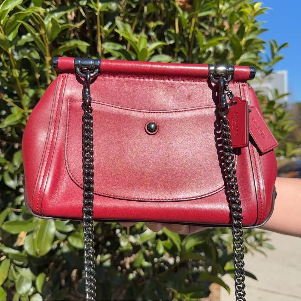 EUC Coach Drifter Crossbody In Snakeskin 59498 - Picture 4 of 12